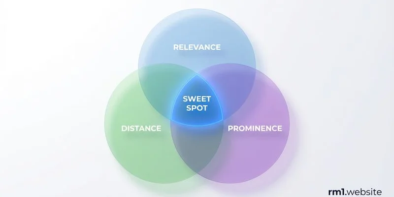 Local SEO ranking factors for Malaysian businesses showing relevance distance and prominence